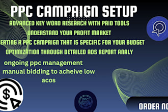 setup, manage and optimize amazon ppc camping and google ads