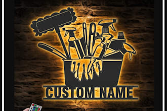 do creative barber shop, and beauty salon logo