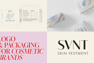 design a professional identity for your cosmetic brand