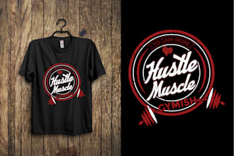 do eye catching trendy minimalist typography t shirt design