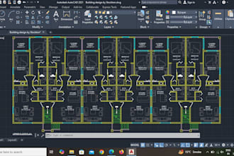 do architecture, house and floor plans on autocad and revit