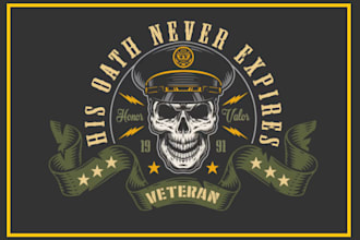 draw military tactical adventure badge logo design