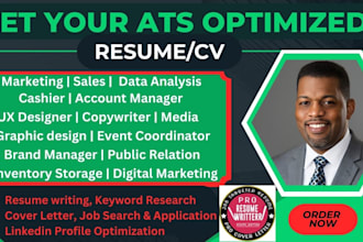 write professional winning resume, cover letter CV