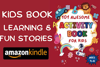 illustrate coloring book, kdp coloring book, coloring pages, kids activity book