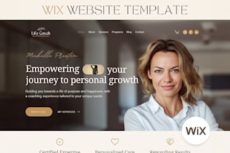 design wix website or wix redesign