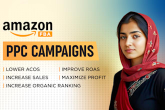 setup and optimize amazon fba PPC campaigns sponsored ads