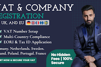 do vat and company registration in finland, slovenia, estonia, sweden, belgium