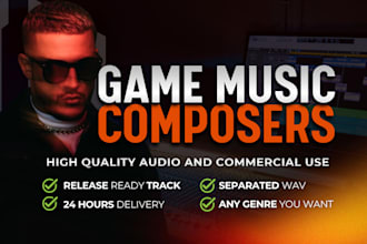 compose background music for video game soundtrack