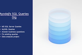 write your sql queries for data analysis