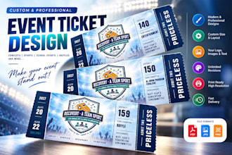 design custom event tickets
