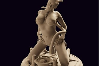 do digital3d high poly nsfw model,stylized sfw figure in zbrush,character design