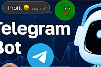 build telegram crypto trading bots and forex bots with python, mt4, binance, mt5