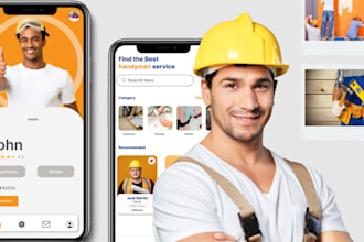 develop custom multiprovider construction website and handyman app