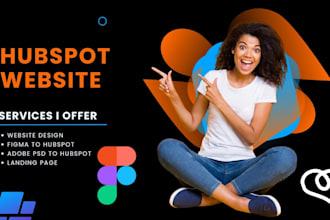 create hubspot landing page, hubspot website, hubspot blog
