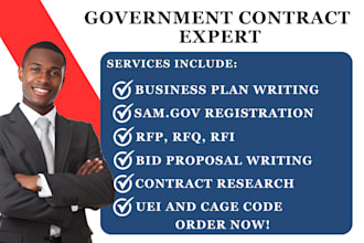 find rfp, research government contracts, response to rfp, bid proposal writing,