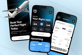 develop airline app, hotel booking app, restaurant app, educational app
