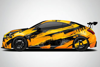 do car, van, truck, trailer vehicle wrap design