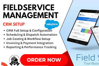 setup servicetitan housecallpro jobber salesforce  simpro servicemax zuper crm