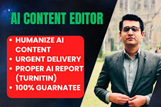 detect, edit and humanize ai generated content
