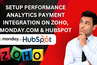setup workflow and task management analytics on zoho CRM hubspot and aweber