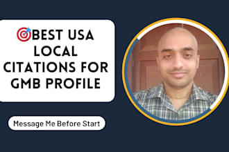 create 30 best USA local citations directories manually