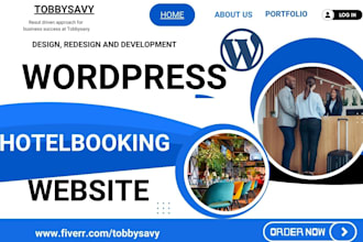 design tourism airbnb vacation rental touraway lodgify hotel booking website