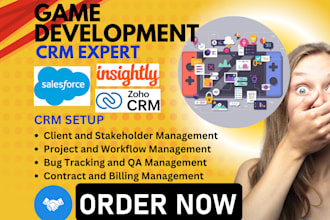 setup game development hubspot salesforce zoho insightly streak salesflare crm