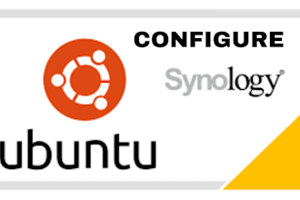 setup  and  configure media server synology nas, linux ubuntu