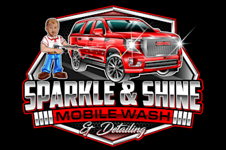 design best modern automotive, auto detailing, carwash and hotshot trucking logo