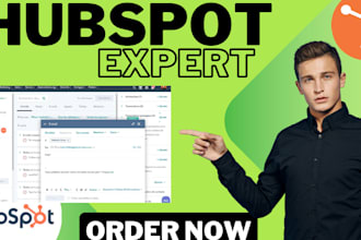 build landing page, manage blogs, automate email, ab test workflows on hubspot