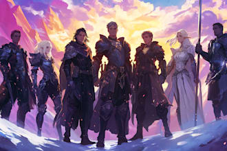 make a dnd party, fantasy art and dnd character art