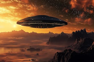 create sci fi art for you