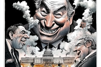 make a political themed cartoon for you