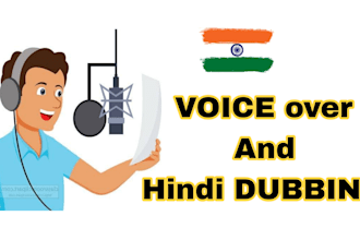 do voice over and hindi dubbing