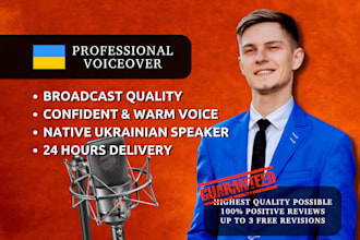 record a professional male ukrainian voice over