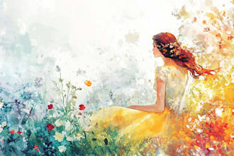 draw a watercolor illustration