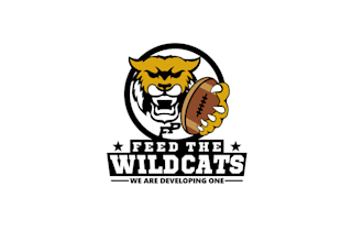 design feed wildcats football logo