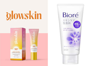 design cosmetic and skincare product label and packaging