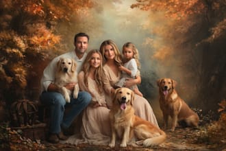 make a stunning family portrait