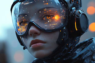 create sci fi art for you