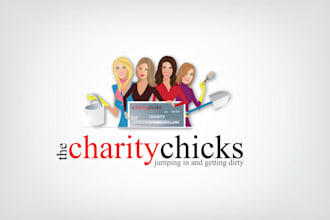 design unique charity chicks logo