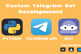 develop custom ai powered telegram bots in python for automation and business