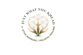 design massage and wellness business logo