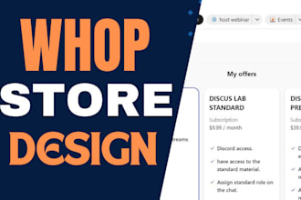 setup a whop store business for you