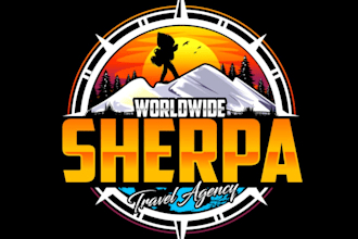 do travel agency hotel adventure outdoor photography logo design