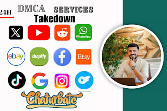 remove harassing infringing defamatory negative copyright leaked dmca post