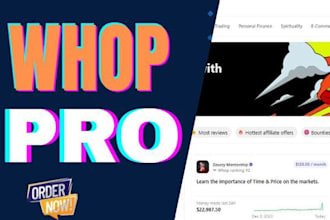 design a whop store professionally with telegram integrate