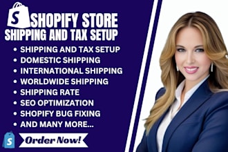 setup shopify shipping, tax and duties, shopify shipping and tax setup