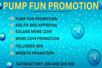 pump fun promotion pump fun to trend on headline and sellout token fast in 3days