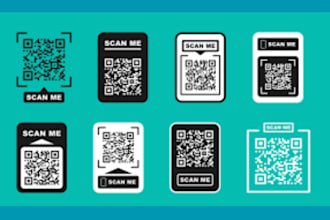 create professional qr code design with your logo with in 2 hour
